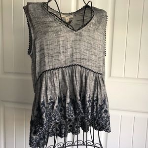 NWT Chelsea & Violet Sleeveless Blouse
